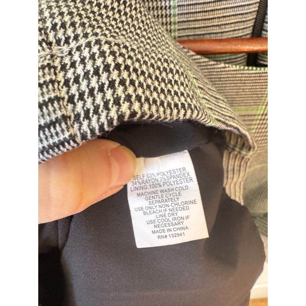 AMANDA UPRICHARD x NUULY Westwick Dress Small Petite Plaid Puff Sleeve Academia - Picture 9 of 10
